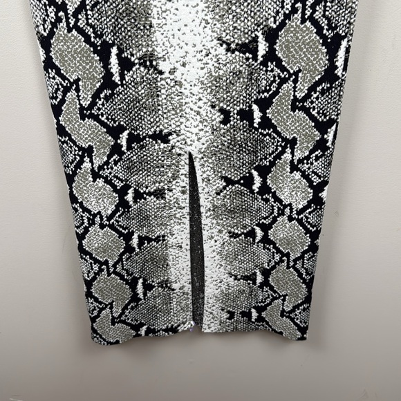 KHAITE Rumer Strapless Snake-Print Midi Dress small euc - Picture 11 of 14